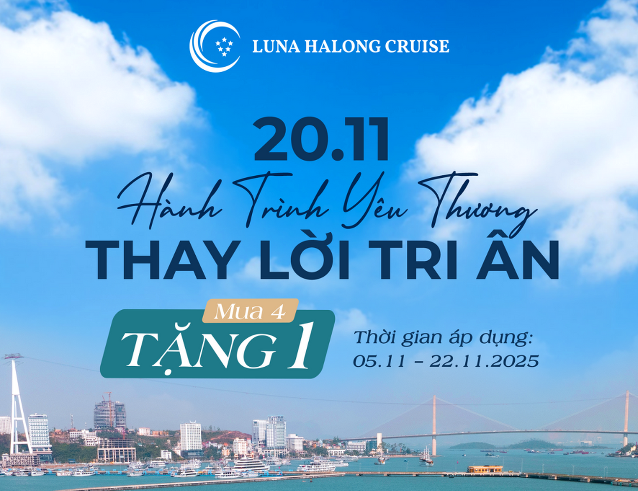 JOURNEY OF GRATITUDE – A LOVING VOYAGE WITH LUNA HALONG CRUISE